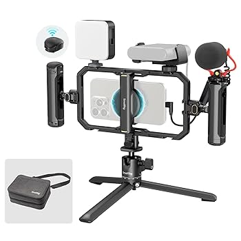 SmallRig  15promax専用　スマホビデオキット Amazon.co.jp: SmallRig x Brandon Li スマホビデオキット